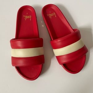 BEEK Poppy Martin Handmade Leather Puffy Slides